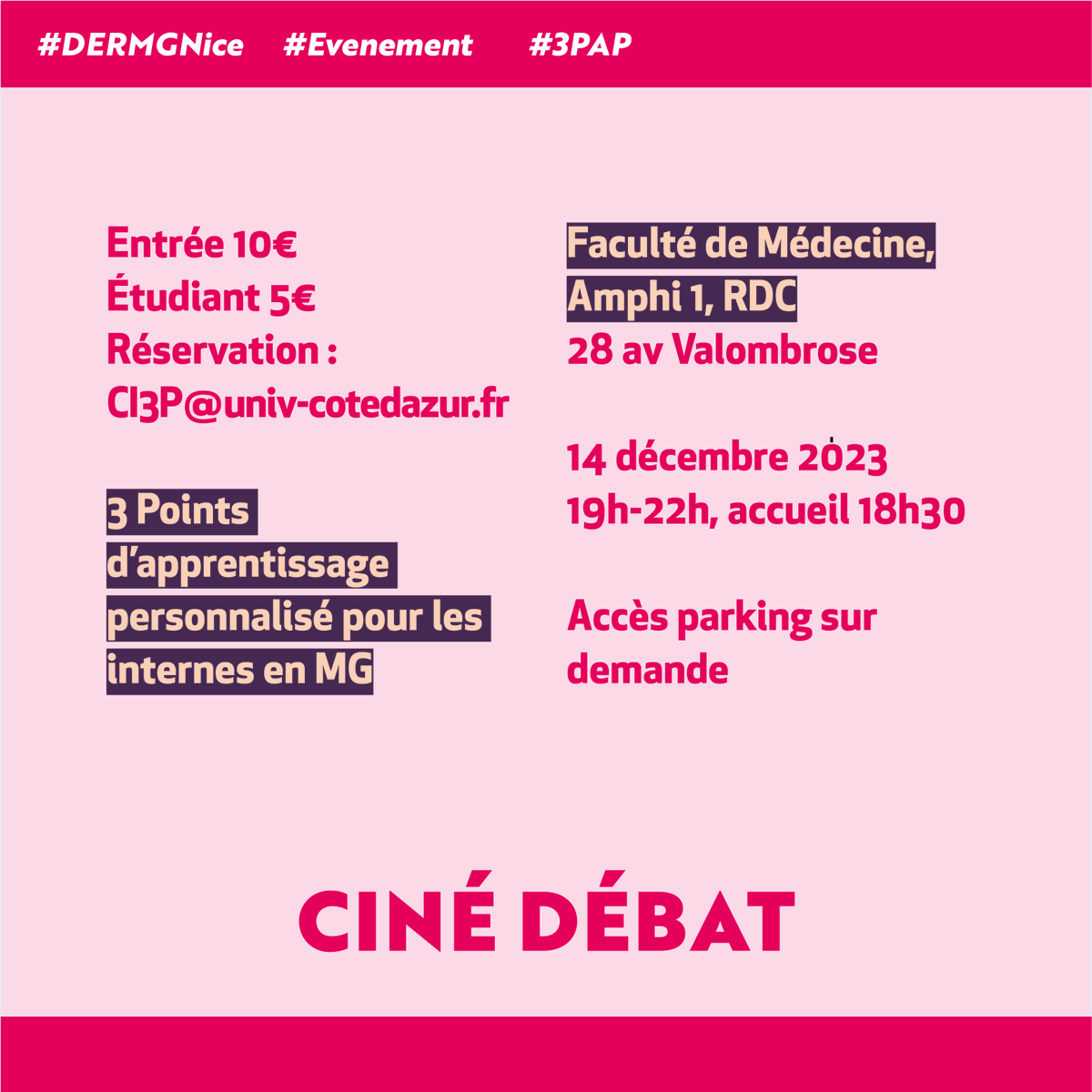 💯 ans jour pour jour après la première de 
« Knock ou le Triomphe de la Médecine »

🎞 Ciné-débat tout public

👏3 points d'apprentissage personnalisé
