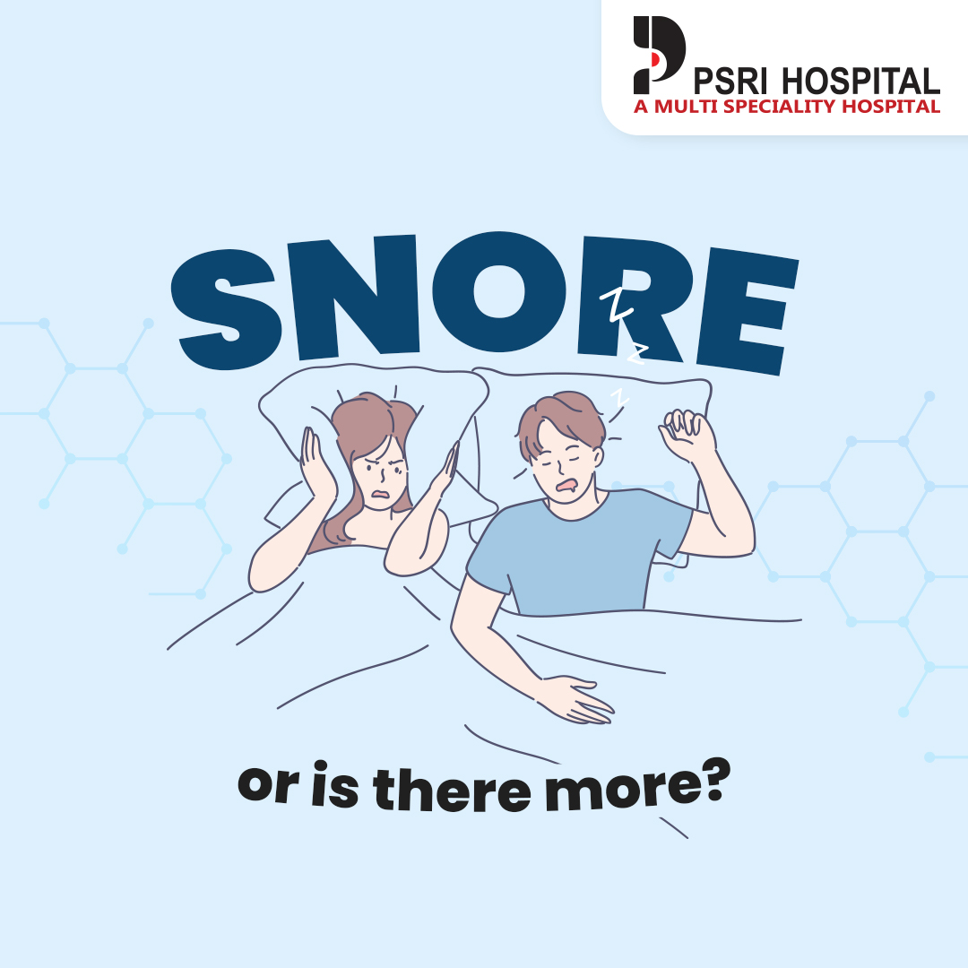 #Snoring while sleeping is often because the airway is blocked. Inhaling or exhaling air puts pressure on the airway, causing a sound similar to snores. It can also happen when the patient is suffering from #ObstructiveSleepApnea.

#Snore #SleepApnea #Pulmonology #PSRIHospital