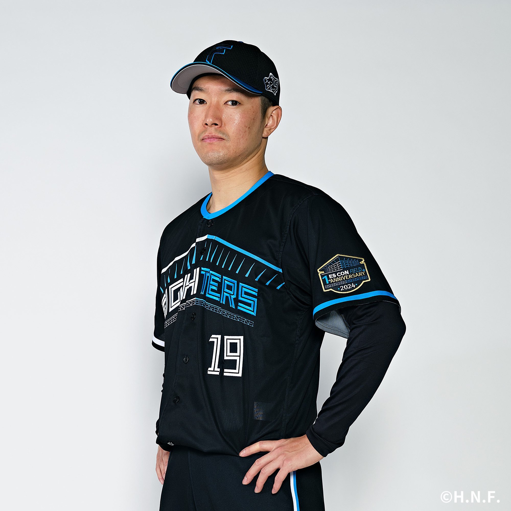 日本ハム 田中正義 ユニフォーム Mサイズ ジャスティス JUSTICE 田中