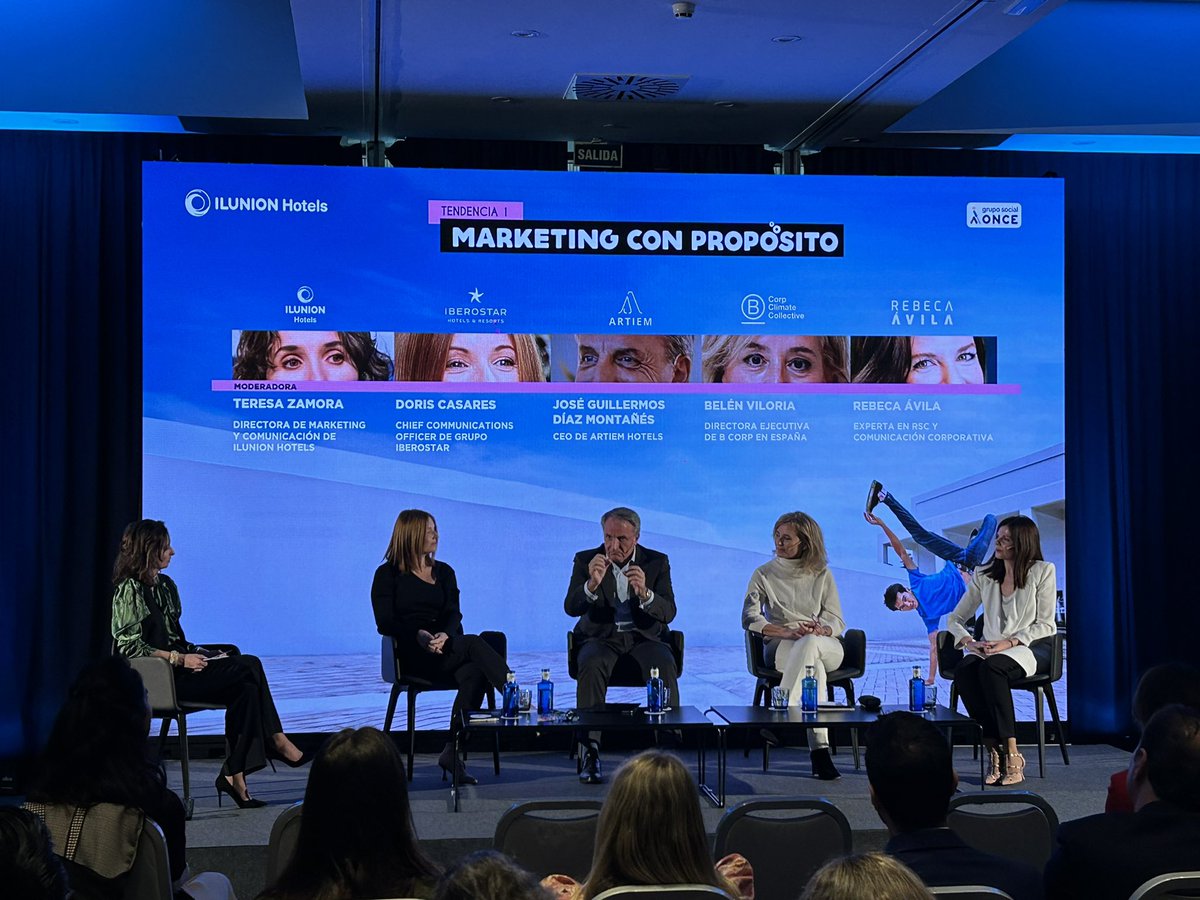 ILUNIONHotels's tweet photo. @artiemhotels @Belen_Viloria @BCorpSpain @DorisCasares @IBEROSTAR 👩‍🏫 Rebeca Ávila, experta en RSC y Comunicación Corporativa: “Hoy ya sé cuál es mi propósito: la diversidad y la inclusión”. https://t.co/iaIIA7qXeX