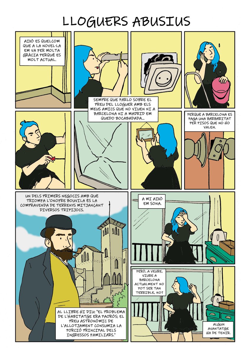 iuliaolmeda's tweet photo. Decidí adaptar ese guion a formato cómic para un  concurso en el que se fomentaba el uso del catalán en la novela gráfica,  así que mandé esta propuesta bajo el título “de Barcelona encara és la  ciutat dels prodigis”. 
(2/3) https://t.co/BJJ9fS9erZ