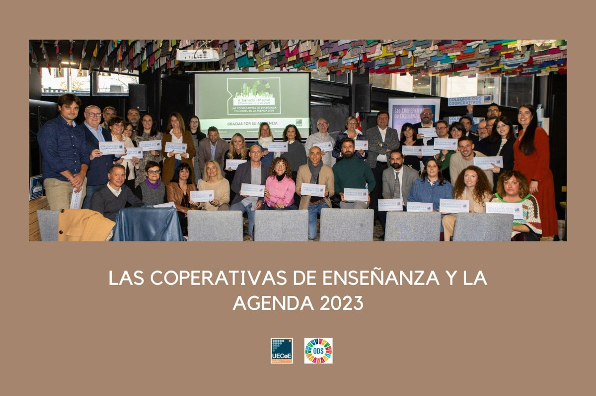 🎊Enhorabuena a los premiados en la V Jornada #CooperativasdeEnseñanza y su papel en la #Agenda2030
@UECoE3 

#CooperativasdeEnseñanza #ODS #Agenda2030  #ColegiosODSCooperativos
#uecoeagenda2030 #uecoe #endesys #soporteaudiovisual

💚@UECoE3