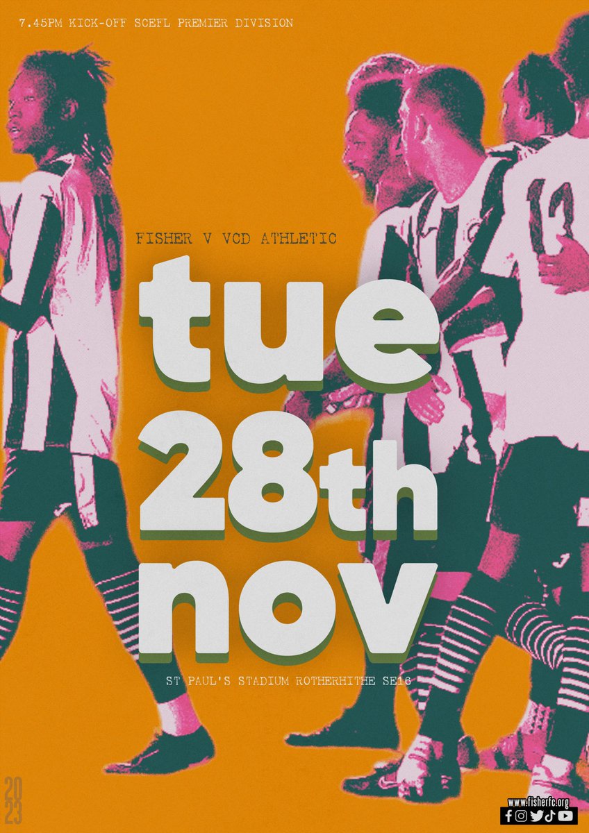 MATCH DAY! 
This evening we welcome <a href="/vcd_club/">VCD Athletic Football Club</a> to St Paul's for a 7.45pm kick off in the <a href="/SCEFLeague/">Presence & Co. SCEFL League</a> Premier Division. Gates, Shop and Fisherman's Rest open from 6.30

Adults £8, Concessions £5, Accompanied U16s FREE (Otherwise £1)