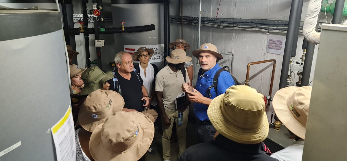 Solar thermal can do it all!🌞📈Visited innovative applications: #hospital, #affordablehousing, and #restaurant during the technical tour of the 7th SOLTRAIN Conference in #Windhoek on 22 Nov #heatishalf #SOLTRAINConference #RenewableEnergy soltrain.org <a href="/SOLTRAIN_SADC/">SOLTRAIN</a>