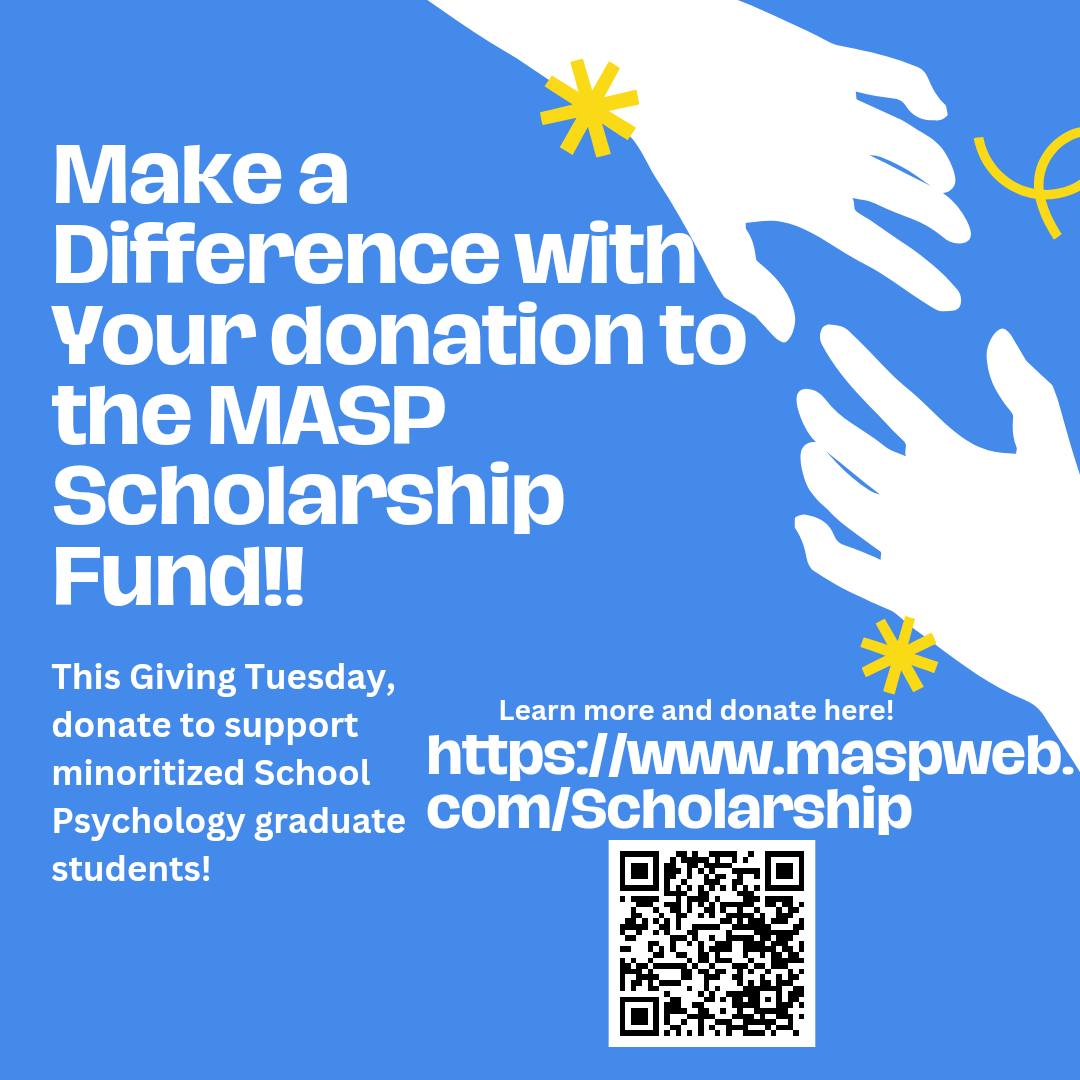It's Giving Tuesday so please consider making a donation to support our  scholarship fund!
maspweb.com/scholarshipdon…