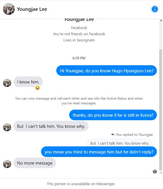 striketruetime's tweet photo. @haruinvest This accomplice, Youngjae Lee seems to know where the CEO of Haru Invest, Hugo Hyungsoo Lee, is hiding. You can ask him on Facebook. https://t.co/XWO9VOeaWJ