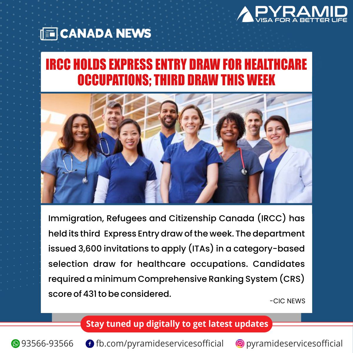PyramidVisa's tweet photo. Express Entry is an application management system that oversees the Federal Skilled Worker Program, the Canadian Experience Class, and the Federal Skilled Trades Program. https://t.co/NhyqeXJFcl