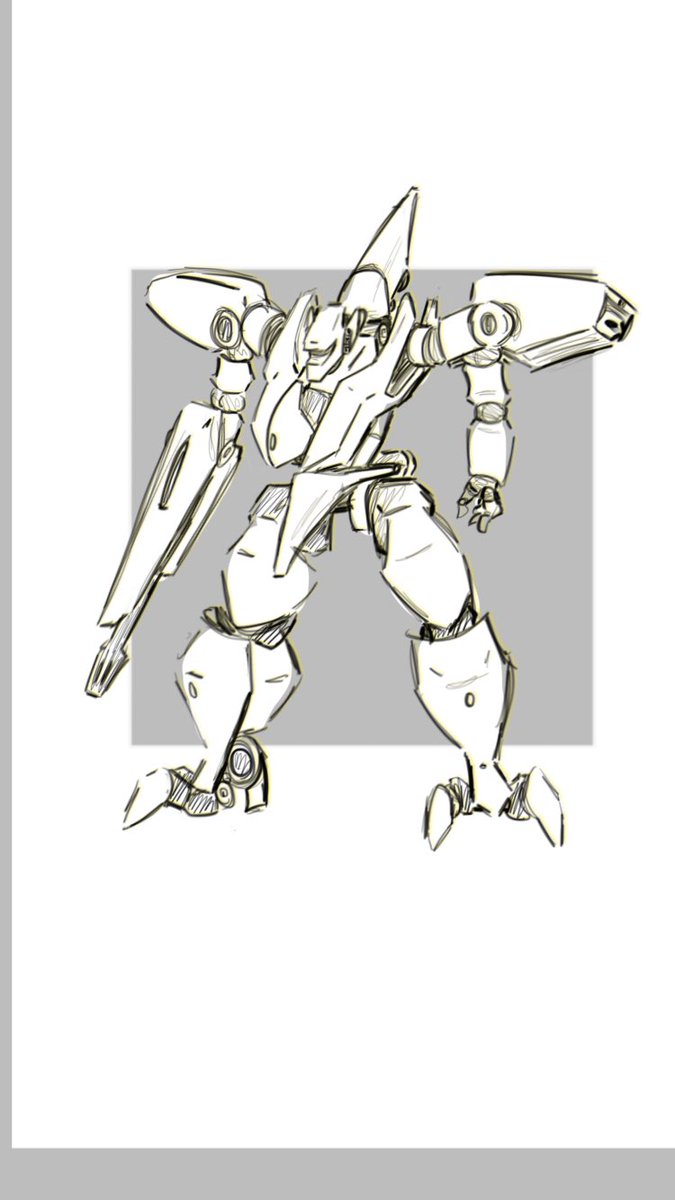 AlexanderV2111's tweet photo. Couldn’t sleep, so here be a digital ver. of a random mecha sketch I did a while ago https://t.co/cxJUHrFtAC