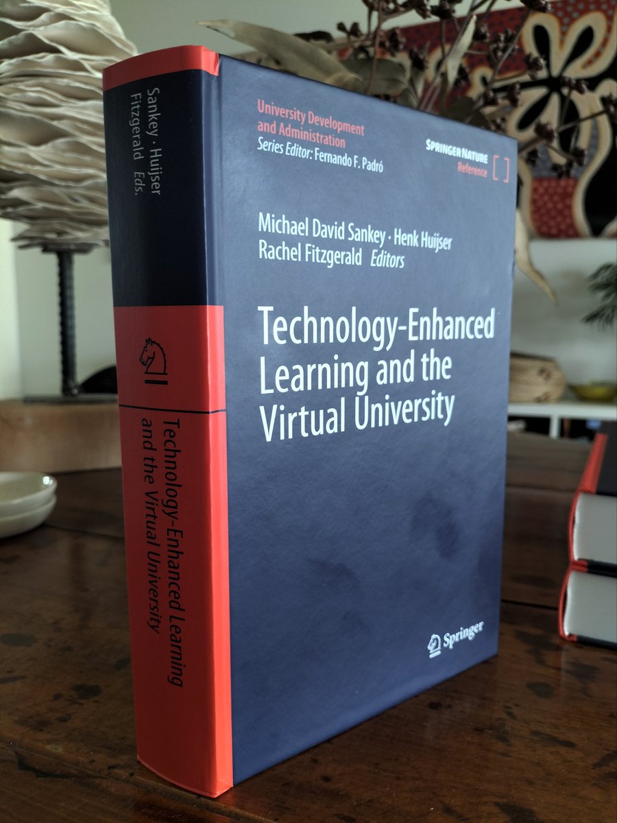 Hardcopy finally arrived...bit slower to get to Brisbane 🙂 It's surprisingly big and heavy... thanks again to my co-editors Michael Sankey and @rachelmfitz, and to all the excellent contributors. More info at: link.springer.com/referencework/…