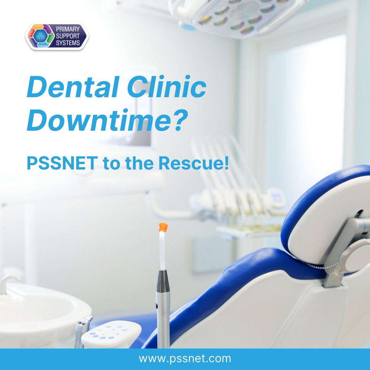 PSSADM's tweet photo. Dental clinic downtime? PSSNET to the rescue!

PSSNET offers extensive computer and network support for dentistry clinics. Phone, remote, onsite, and contract support are available to keep your practice running smoothly!

#PSSNET 

💥Website: https://t.co/K2v4bvrk98 https://t.co/pdZCiQBj5y