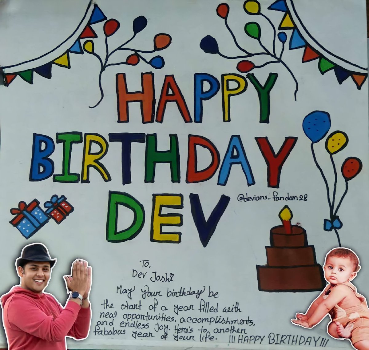 devians_fandom's tweet photo. I am so lucky to have you as my idol🦋🤗... Hope your birthday is as special as you are❤🤗. May God grant all your wishes and all of your dreams come true🤗. You're the best! Cheers to a brilliant
Happy Birthday Dev Bhaiya ❤🦋
@D3Parivar
@devjoshi10 https://t.co/U7U4iVqP6D