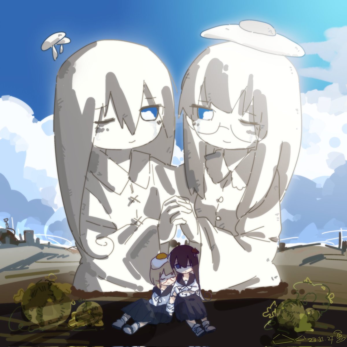 suikatabetaiii's tweet photo. I'm with you now,
Can speak your name. 

Now we can hear
Ourselves again. 

#shimejisimulation
#シメジシミュレーション https://t.co/yC4ePT3vGa