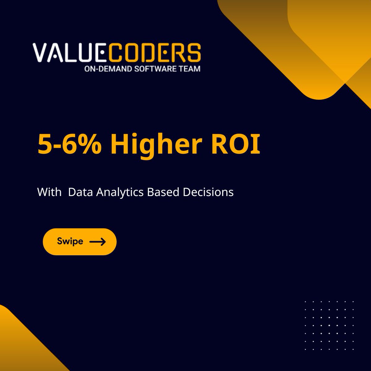 ValueCoders's tweet photo. π Elevate Your Business: Achieve 5-6% Higher ROI With Data Analytics Based Decisions!
Explore the impact of Data Analytics: https://t.co/JbkRxK5rOQ π
Contact our Experts now - https://t.co/JWAEES0EZ8
#DataScience #AI #MachineLearning #ValueCoders https://t.co/AyxeiVjk57