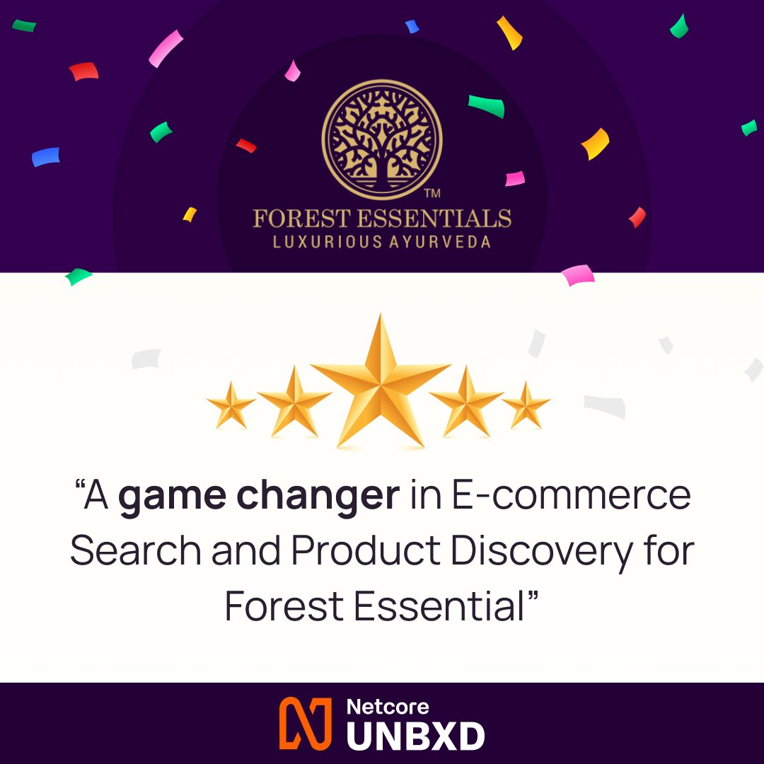 Netcore Unbxd tweet media