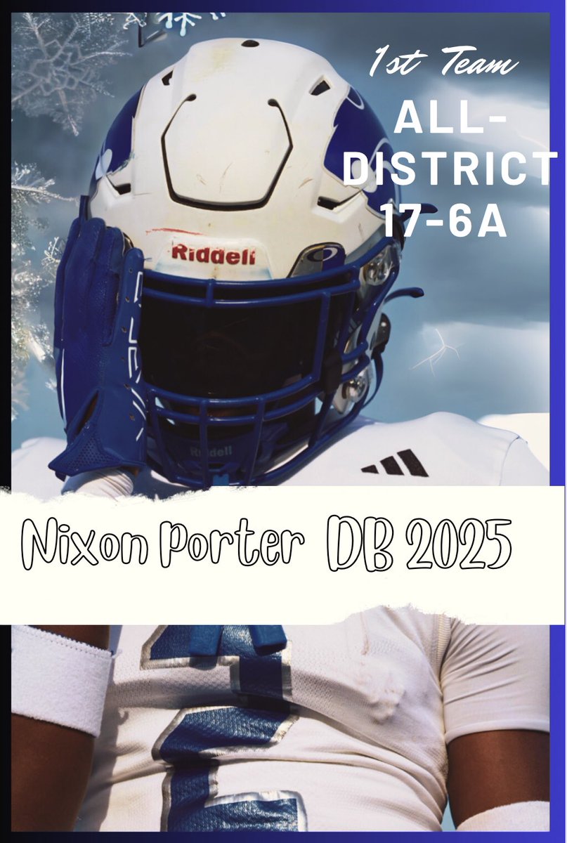 Very blessed to receive 1st all-district 🙏🏾