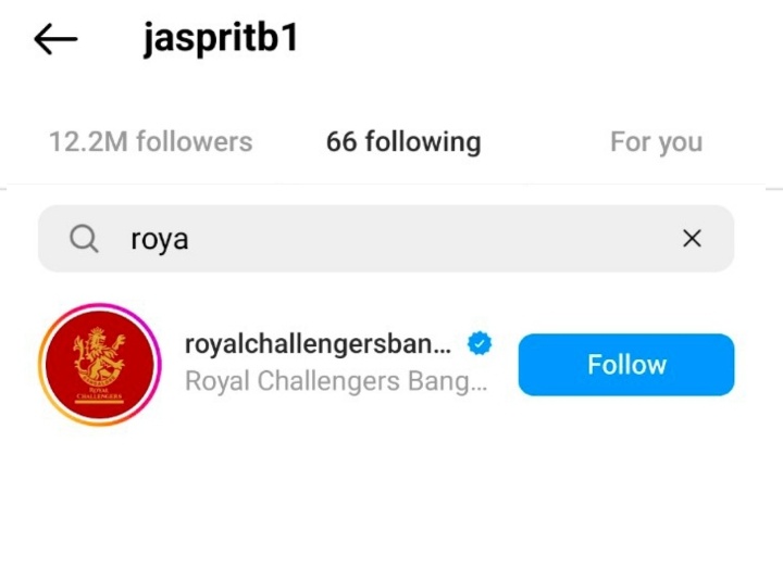 Jasprit Bumrah unfollowed Mumbai Indians and started following RCB on Instagram 🤯
Can we See Jasprit Bumrah in Royal Challengers Banglore 😏
#IPL2024 #IPLTrade #IPLAuction 
#IPLretention #IPLRetentions 
#MumbaiIndians #RCB