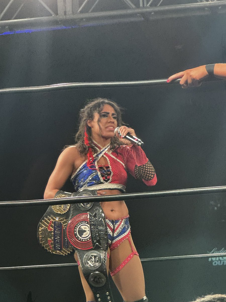 @WrestleCade @NationsCorner The @MissionProWres Titlematch!! With Defending champion #Laprincesa @TiffanyNieves_  #LNO13