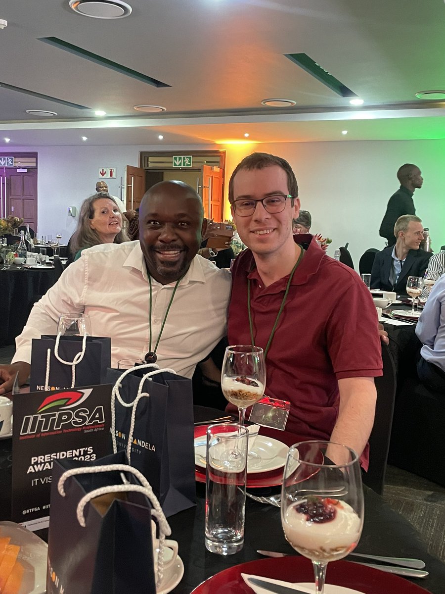 Jeff Nyoka and Byron Batteson at the #IITPSA Presidents Awards