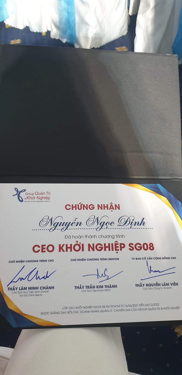 Dinh Nguyen CEO tweet media