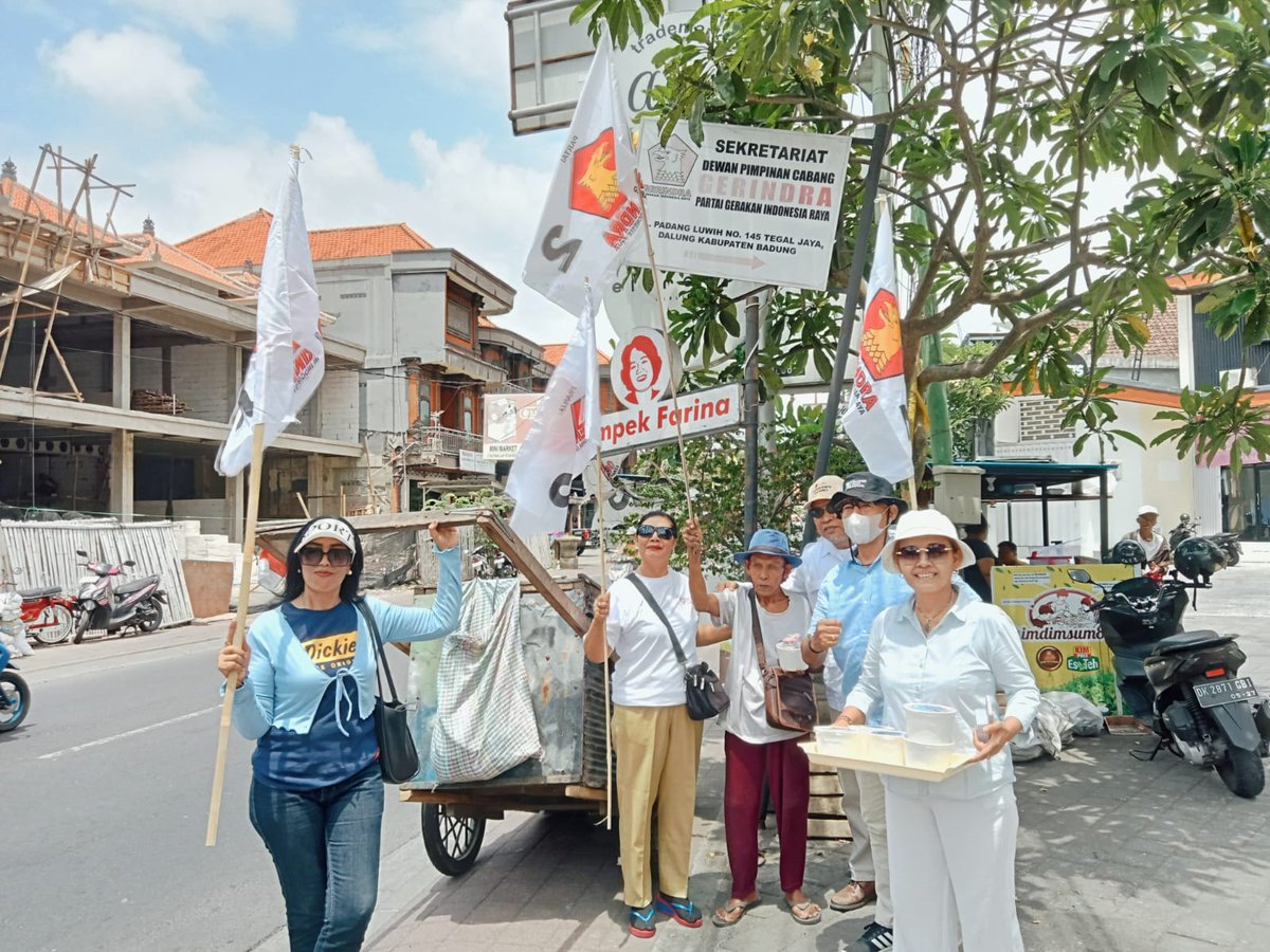 dpc_badung's tweet photo. Seluruh Jajaran pengurus DPC Partai Gerindra Kabupaten Badung. melaksanakan sosialisasi program "makan siang dan susu geratis"
PRABOWO-GIBRAN INDONESIA MAJU🇮🇩
PRABOWO PRESIDEN !!
GERINDRA MENANG !!
#PrabowoGibranIndonesiaEmas
#prabowo #prabowosubianto #ketumgerindra https://t.co/LtDmFZewHh