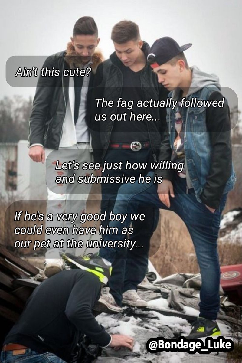 When your bullies give you the one time offer to follow them to an abandoned industry park, so that they can bully you in a more..."interesting"... Way, don't think about it. Just do it.

That is, if you want to become their pet and toy (depending on their mood XD)