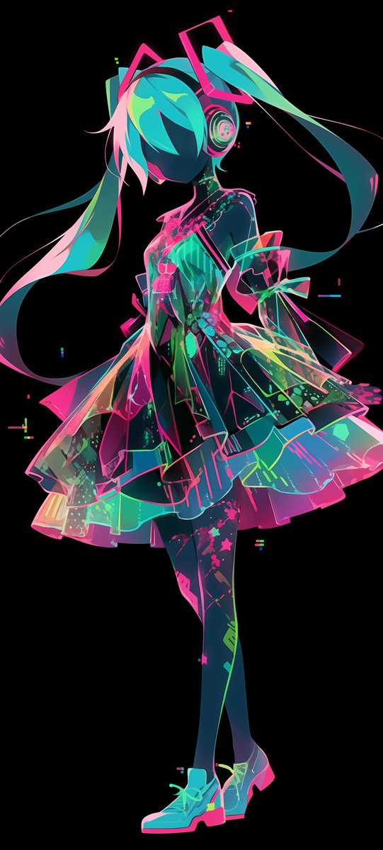 satori_aiart's tweet photo. #初音ミク

サムネイル見切れてますがiPhone壁紙サイズです！ https://t.co/MdniLpb3uu