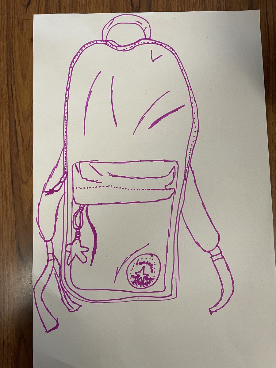 More amazing line drawings of s1 pupils, bags from the start of the school year. <a href="/brannockart/">brannockart</a> <a href="/brannock_high/">Brannock High School</a>