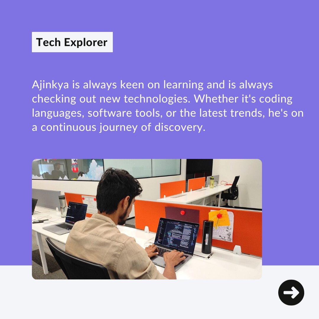 joshsoftware's tweet photo. Here is Ajinkya's incredible learning journey at Josh Software—a testament to passion, mentorship, and continuous growth. Join us in celebrating the milestones and embracing the future of learning together!

#learningchronicles #joshsoftware #lifeatjosh #learningatjosh #growth https://t.co/QqSolV8PP5