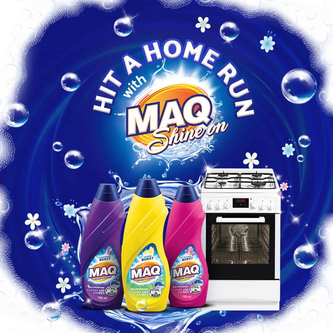 Hit a HomeRun with <a href="/MAQHomeCare/">MAQ Home Care</a> and you could win a clean R1000😉

You could go live on air to play our quiz every Tuesday on #HomeRunWithAyandaMVP. Just reply using #HitAHomeRunWithMAQ + tag <a href="/Yfm/">Y</a>

If you're chosen you'll get 30 seconds to answer all the questions right and WIN!