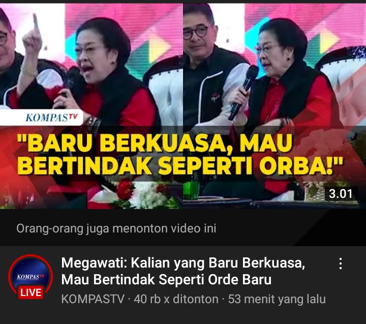 Leonita_Lestari's tweet photo. KALAU PERNYATAAN ITU DITUJUKAN UNTUK REZIM JOKOWI | jelas adalah tindakan kurang bijak. Jokowi sampai saat ini masih kader PDIP. 

Pun diksi petugas partai yang melekat padanya dong?

Atau apakah pak Jokowi sudah bukan lagi kader dan petugas partai yang presiden? 

Bila ya, umumkan pemecatan itu supaya tidak bias dan lari kemana - mana.

Narasi seolah kelakuan pak Jokowi sudah mirip Orba jelas salah alamat. Divestasi Freeport dan pengambilalihan Taman Mini Indonesia Indah misalnya, itu 180 derajat berlawanan dengan diksi beliau bagian dari Orba.

Tapi di lain tempat, cara - cara yang dipilih oleh capresnya saat yang bersangkutan menjadi Gubernur Jawa Tengah misalnya, adakah warna Orde Baru justru tak sangat kental telah terjadi pada warga Kendeng dan Wadas?

Meneriakkan perlawanan pada saudara satu kader yang kebetulan adalah juga seorang presiden, ini jelas gak baik bagi partai maupun capresnya. Ini seperti teriakan putus asa yang sulit dicarikan obat apalagi penawarnya.
.
.