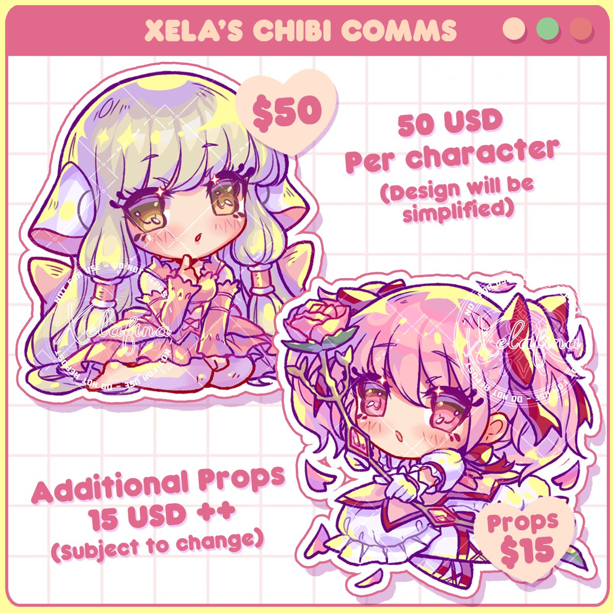 Xelafina's tweet photo. 🌿 Ko-fi Comms are OPEN! Limited slots available! 🌿

Added some NEW options such as; Pokesonas / Mascot Designs✨ Also opening cheebs &amp; cheebims due to popular demand hehe! Feel free to send in your request!!

🌷 https://t.co/RXsakWGNTg 🌷

#commissionsopen https://t.co/Z5yWaq5lUK