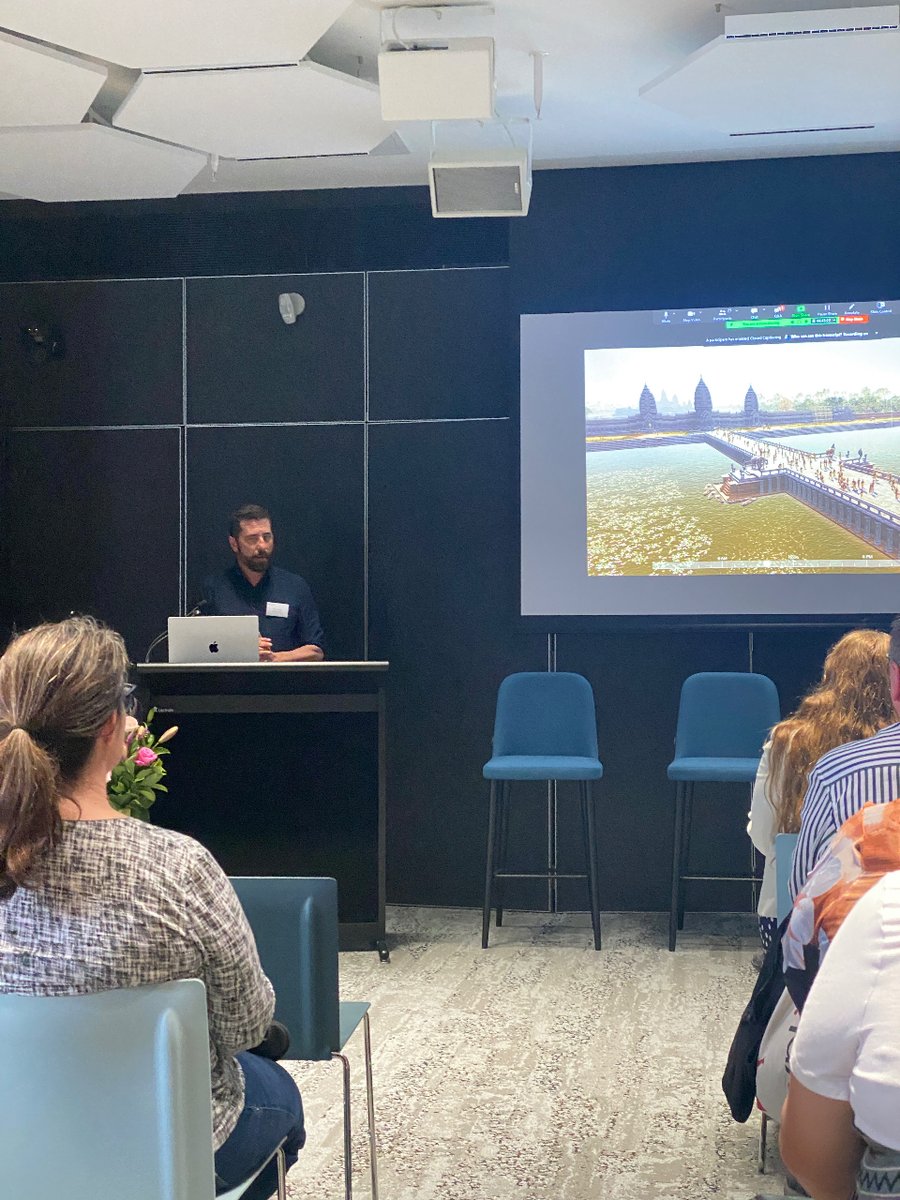 MonashInfotech's tweet image. More fantastic presentations from the 2023 Whyte Lecture where attendees explored Dr. Tom Chandler&apos;s groundbreaking work using 3D modeling to revive lost artifacts and civilizations in the digital realm. Link to event: mtr.cool/kimlaikvxg

#MonashInfoTech
