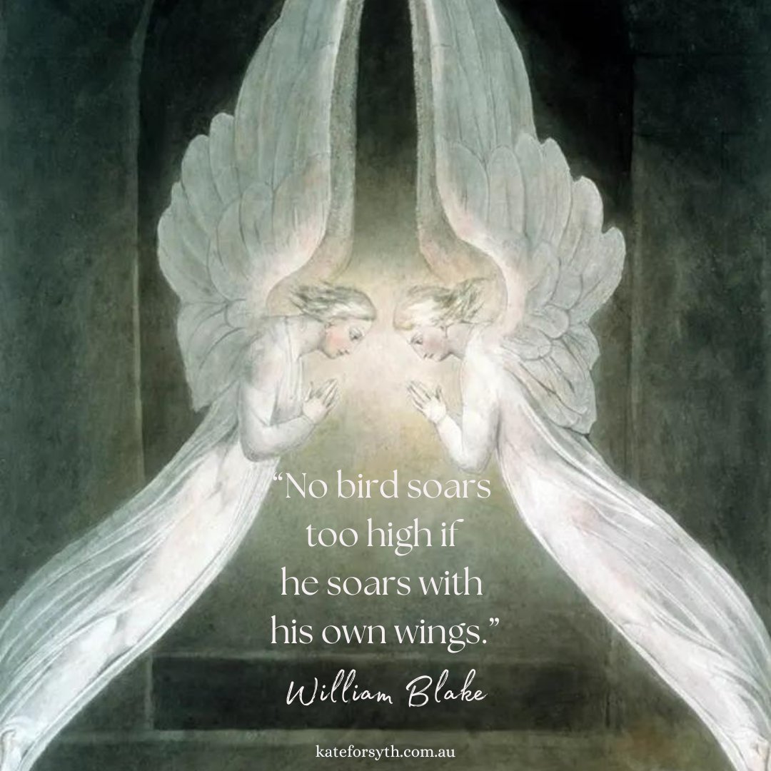 William Blake was #bornonthisday 28 November 1757, in  London. He was artistic & mystical from a young age - when he was 8, for example, he saw a tree filled with angels, their luminescent wings shining like stars from its boughs.  I have loved his art & poetry all my life.