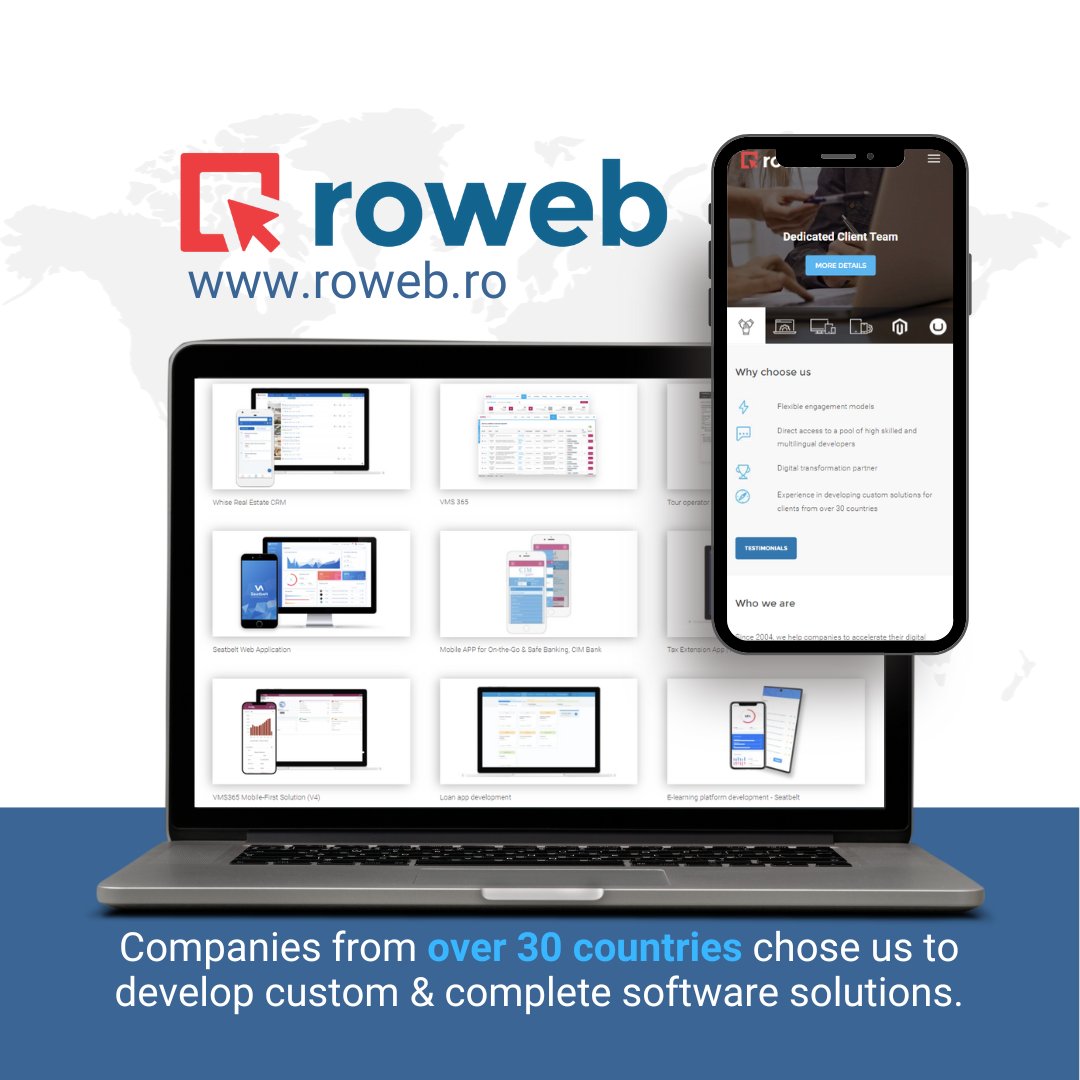 Roweb, a Romanian software company, is expanding its portfolio