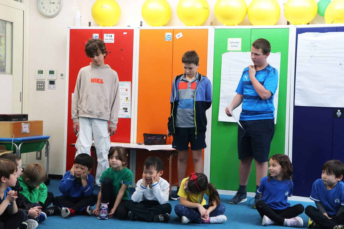 tislearners's tweet photo. MYP Compassionate Systems Youth Leaders working with PYP students as part of their culminating electives project. Students worked with Stock and Flow and Shifting the Burden tools to examine the social complexities in KG and G2. https://t.co/4JdT07Hue2