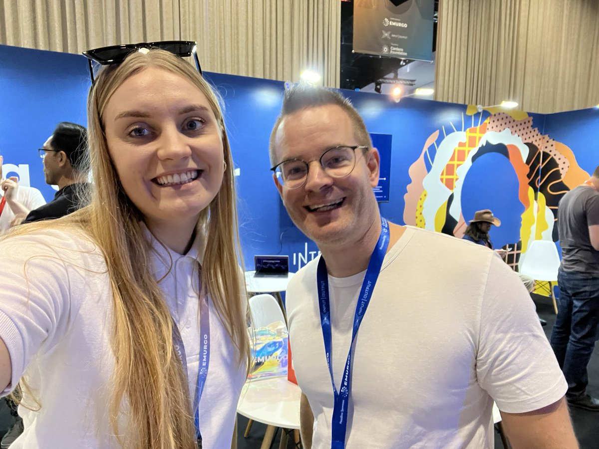 joanna_rhoden's tweet image. Do you remember #CardanoSummit2023 in #Dubai ??? 🤔

@IntersectMBO booth was busy and we have met so many people there. Here are a few pictures of many I have. 🤓

Comment if you stopped by the #IntersectMBO booth too!!! 👌🏼🤩