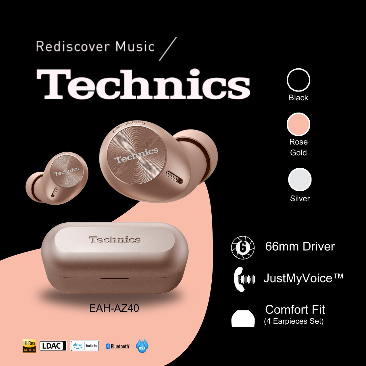 IDPanasonic's tweet image. Meeting lebih focus dengan EAH-AZ40. Dengan bentuk earbuds yang nyaman di telinga serta fitur just my voice memudahkan fokus saat bekerja.

#RediscoverMusic #EarbudsTechnics #ComfortFit #EAHAZ40 #LiveYourBest