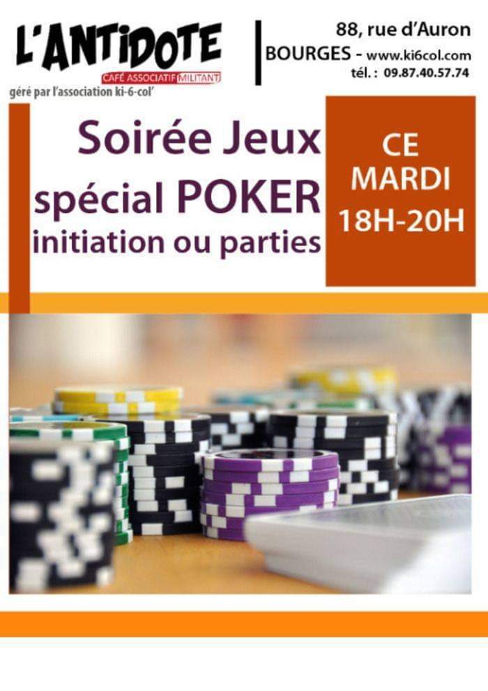 ki6col's tweet photo. Ce soir à l’antidote ! 
88 rue d’Auron à Bourges https://t.co/L3uRzmrvrd