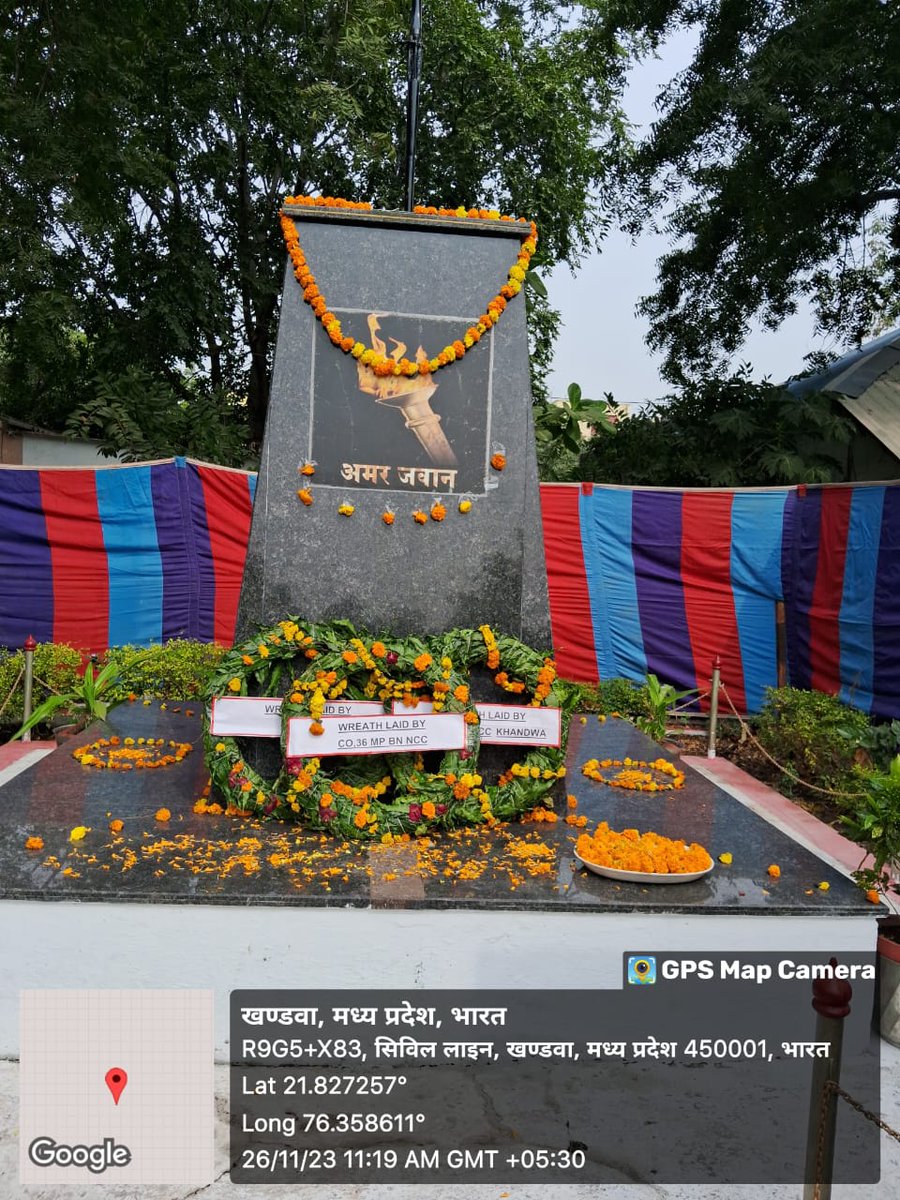 NccIndore's tweet photo. NCC Day Celebrated by @NccIndore. The Wreath Laying Ceremony was conducted by NCC Cadets at Khandwa, Ujjain and Neemuch.
@HQ_DG_NCC @NccDteMPCG @CMMadhyaPradesh @schooledump https://t.co/u9OD0B9vjh