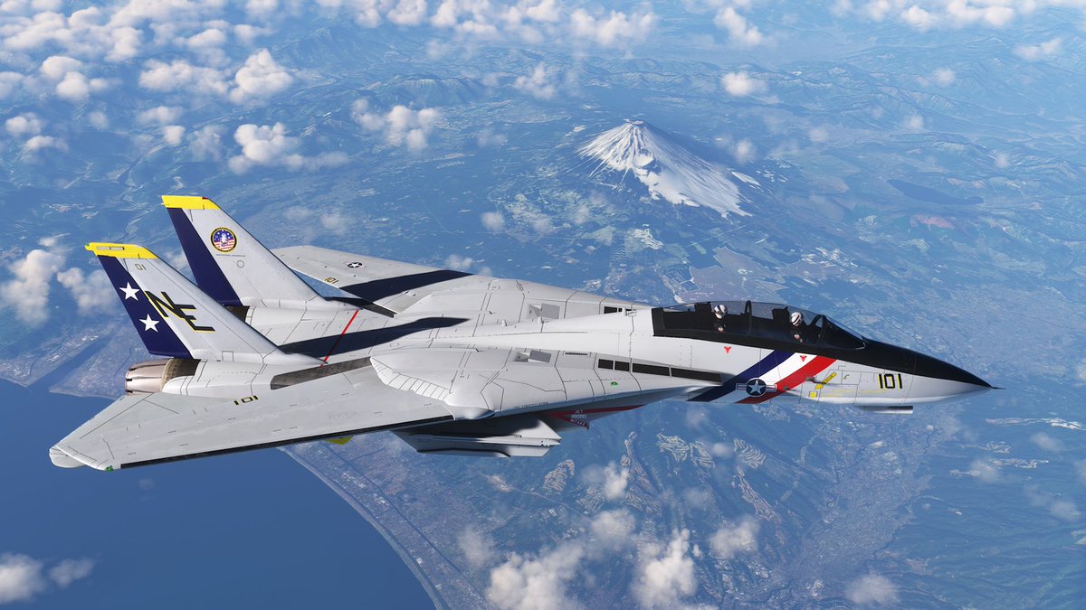 shinobi_sf's tweet photo. Grumman F-14D Super Tomcat | Microsoft Flight Simulator (2020)
Flying at 60,000 feet altitude near Mt Fuji.
#Microsoft #XSX #MSFS #FlightSimulator #DCDesigns #F14 #Tomcat #MtFuji https://t.co/SjQeBwfhy2