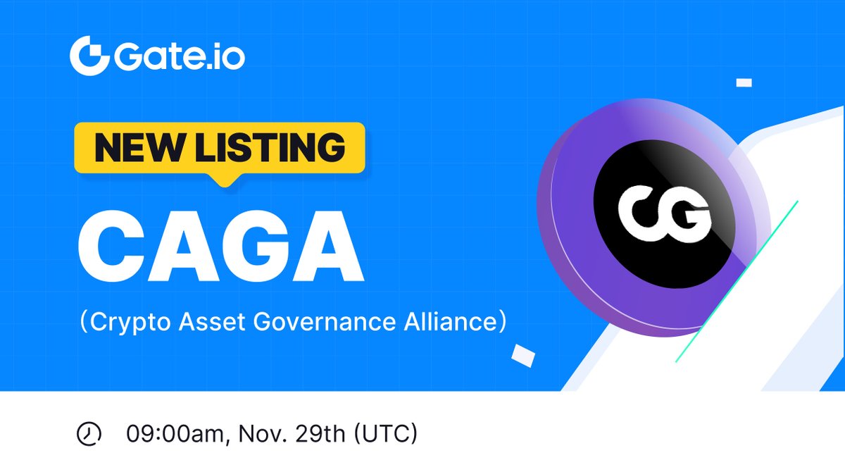 Trading on @gate_io will be happening soon, are you excited for our first  CEX launch? Our dearest $CAGA holders are gonna be flying with us to the  moon 🌔🚀 Tick Tock till
