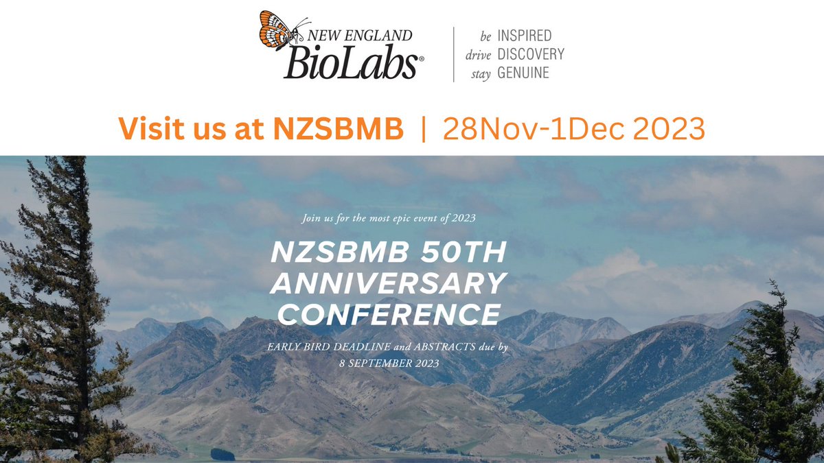 🥳Hooray! The @nzsbmb 50th anniversary conference started today in Hanmer Springs! Catch up with our team to learn about the latest in cloning & much more! Plus, register to win cool prizes! #clonewithconfidence #passionforscience #freebies