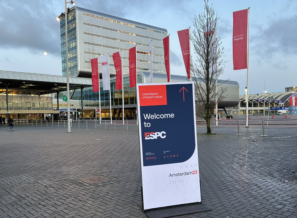 AtholyMardies's tweet image. Good morning, Amsterdam! What a wonderful day to kick-off #ESPC main conference!