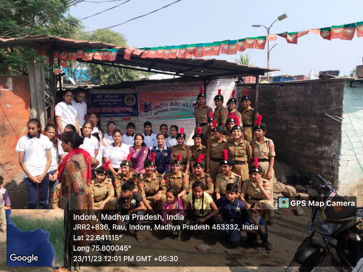 NccIndore's tweet photo. NCC Day Celebrated by @NccIndore. As part of the celebration cadets of 1 MP Girls Bn @FirstMalwa visited underprivileged children and distributed essential items
@HQ_DG_NCC @NccDteMPCG @CMMadhyaPradesh @schooledump https://t.co/FQFFUjUSmy