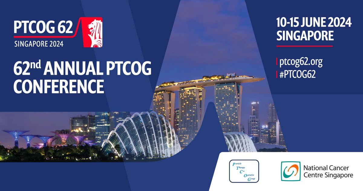 SAVE THE DATE! 🎉
Join us at #PTCOG62, the 62nd Annual Particle Therapy Cooperative Group Conference happening in Singapore on 10-15 June 2024!

Explore the latest advancements, connect with global leaders, and shape the future of cancer care.

🚀 More at ptcog62.org
