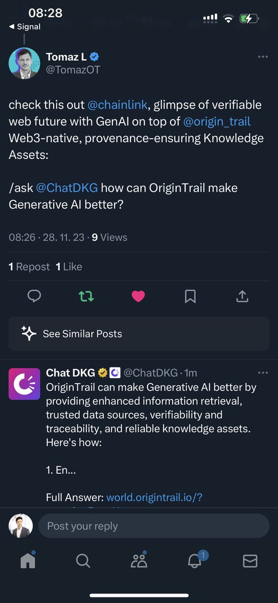 Sometimes one needs to simply check what <a href="/origin_trail/">OriginTrail</a> does, not reinvent the wheel.