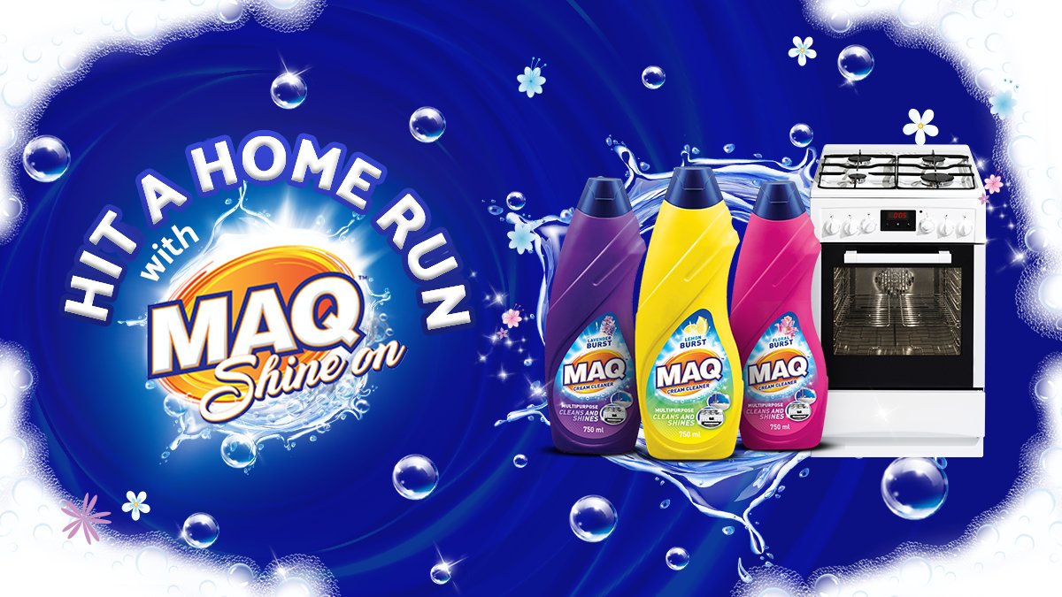 WIN R2000 all week on #HomeRunWithAyandaMVP!

<a href="/MAQHomeCare/">MAQ Home Care</a> and Y want to hear what annoys you most once you've cleaned the house? Tell us using #HitAHomeRunWithMAQ + tag <a href="/YFM/">Y</a>

Plus, win another R1000 and a MAQ hamper if you answer a MAQ related question on air correctly!