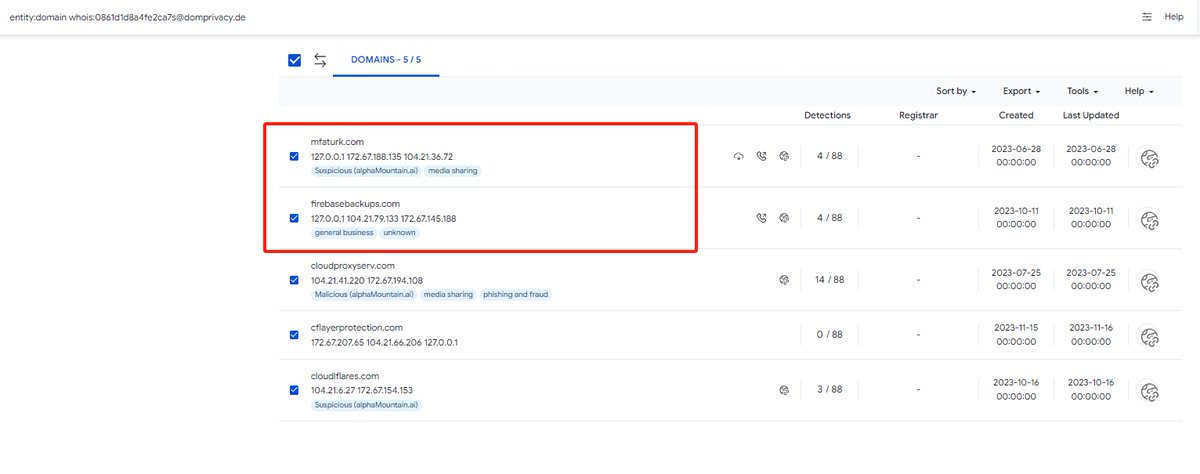 Timele9527's tweet photo. @blackorbird more and more
entity:domain whois:0861d1d8a4fe2ca7s@domprivacy.de
cloudproxyserv[.]com
cflayerprotection[.]com
cloudlflares[.]com https://t.co/ACIvXJi9R8