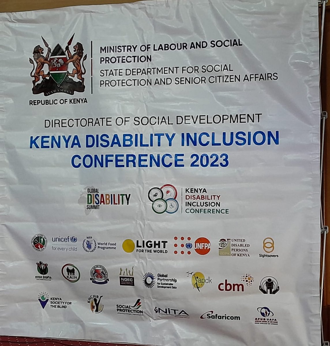 In attendance at #Disabilityconference2023 with a focus on evaluating #GDS2018 commitments and disseminating commitments made in the #GDS2022
Many thanks to @UDPKenya for supporting OPDs for this timely engagement