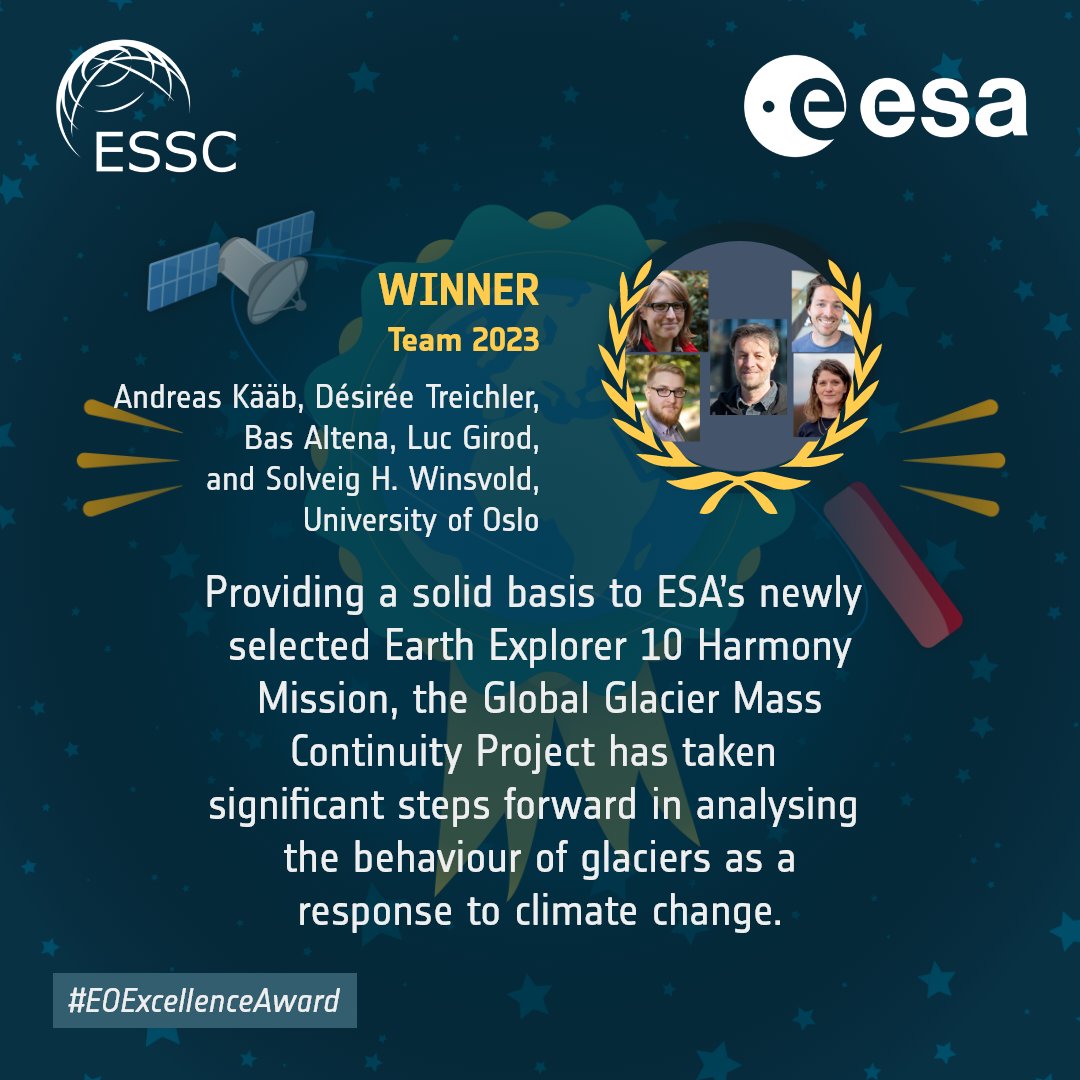 AZO space.i (@azo_space) on Twitter photo Read the interview with Andreas Kääb, the #EOExcellenceAward Team winner 2023. He gives insights into his and his team's research on the impact of climate change on ❄️glaciers.
space-of-innovation.com/eo-excellence-…
You know the next winner? 👉eoxcellence.com
<a href="/ESA_EO/">ESA Earth Observation</a> <a href="/kryosat/">Mark Drinkwater</a> Read the interview with Andreas Kääb, the #EOExcellenceAward Team winner 2023. He gives insights into his and his team's research on the impact of climate change on ❄️glaciers.
space-of-innovation.com/eo-excellence-…
You know the next winner? 👉eoxcellence.com
<a href="/ESA_EO/">ESA Earth Observation</a> <a href="/kryosat/">Mark Drinkwater</a>